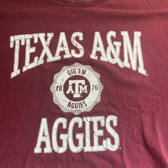 Mens XL Blue 84 Maroon Texas A&M T Shirt EUC - Picture 4 of 7